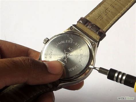 how to remove back of burberry watch|pry off watch backing.